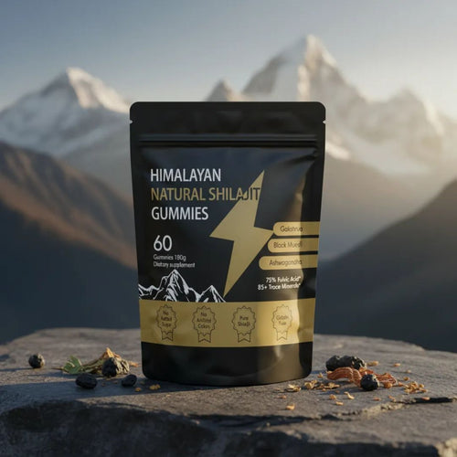 Shilajit Himalayan Gummies. Energía, Resistencia y Libido 🍆🔥