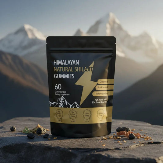 Shilajit Himalayan Gummies. Energía, Resistencia y Libido 🍆🔥