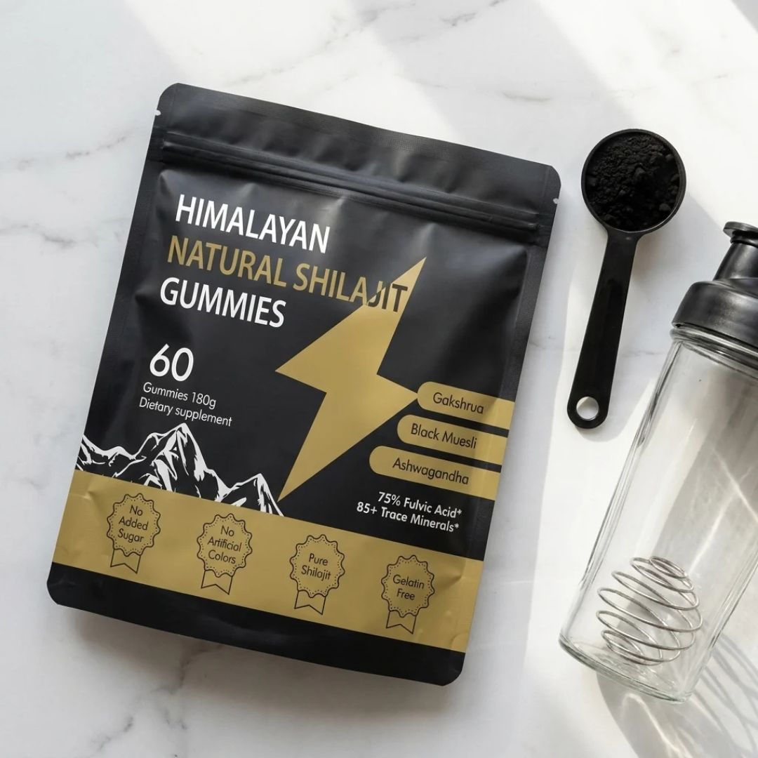 Shilajit Himalayan Gummies. Energía, Resistencia y Libido 🍆🔥