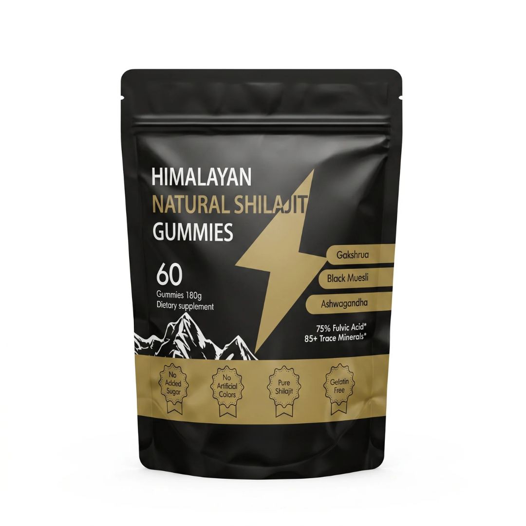 Shilajit Himalayan Gummies. Energía, Resistencia y Libido 🍆🔥