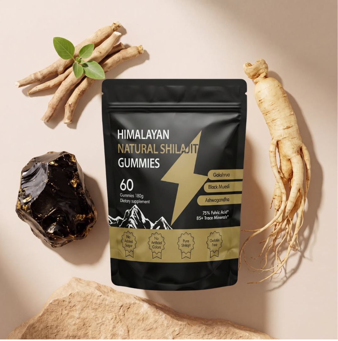 Shilajit Himalayan Gummies. Energía, Resistencia y Libido 🍆🔥