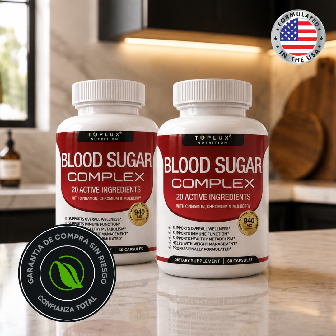 2x1 Blood Sugar Complex™ + Recetario de Ensaladas Saludable de REGALO envío GRATIS